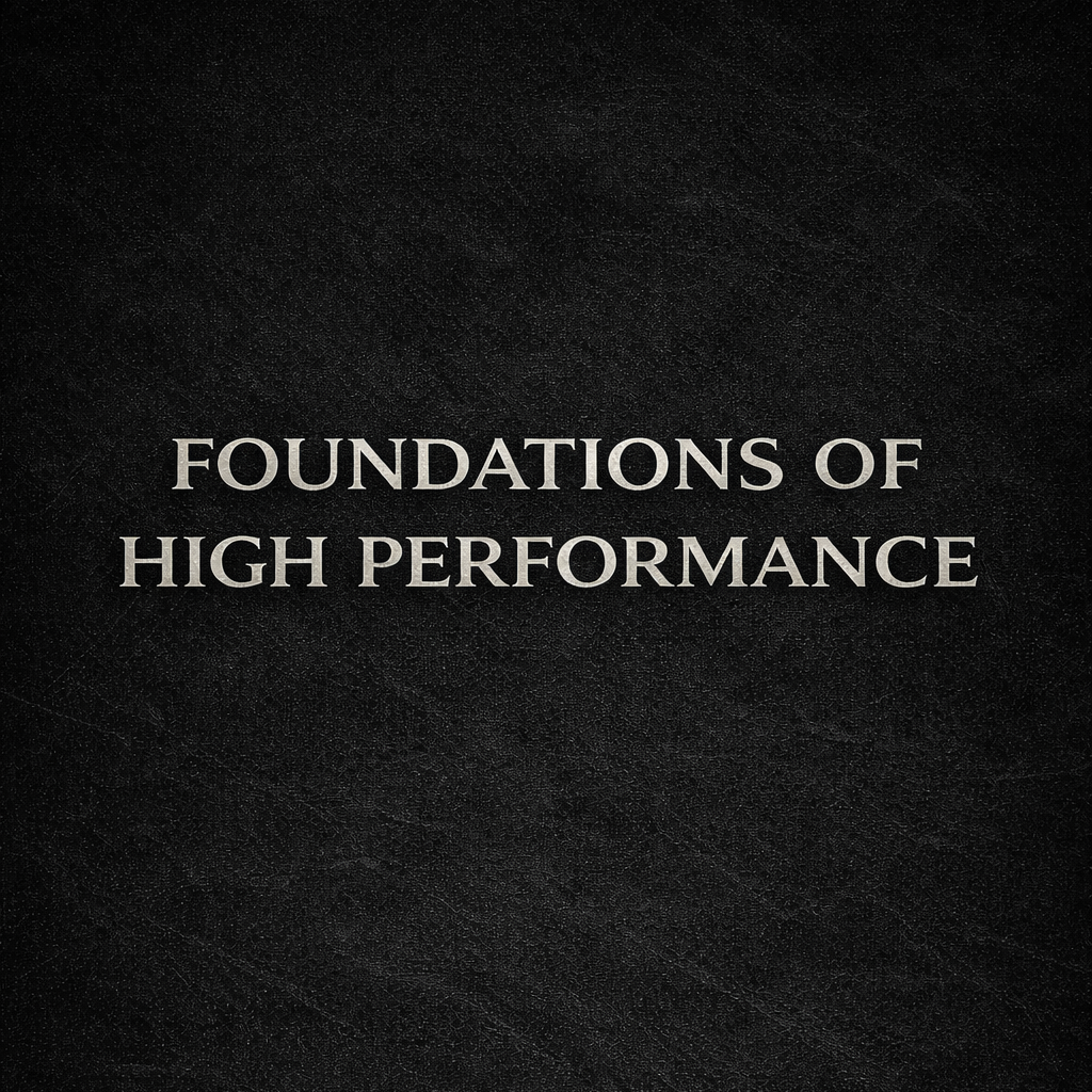 Foundations of High Performance